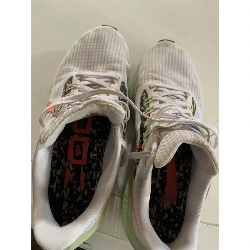 Nike Zoom Pegasus 39 Women's Running Shoes Light Gray Coral Size 7